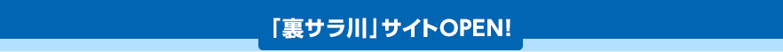 「裏サラ川」サイトOPEN サラ川にまつわるあらゆるデータやコラムなどサラ川ファン必見の限定情報を紹介します。